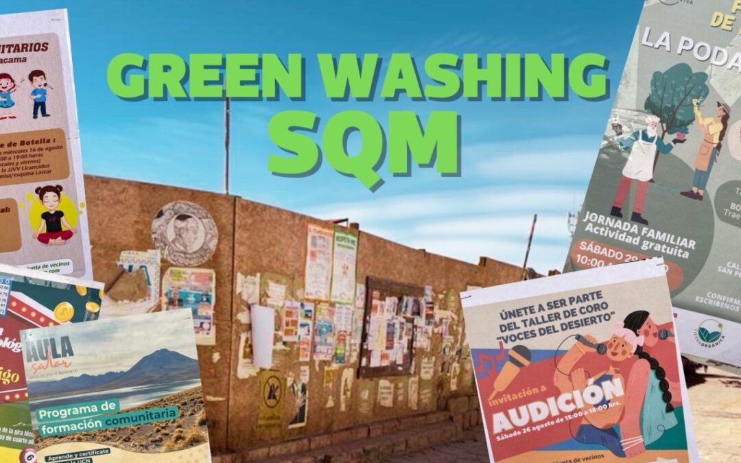 El lavado verde de la minería del litio: intentar ocultar los daños